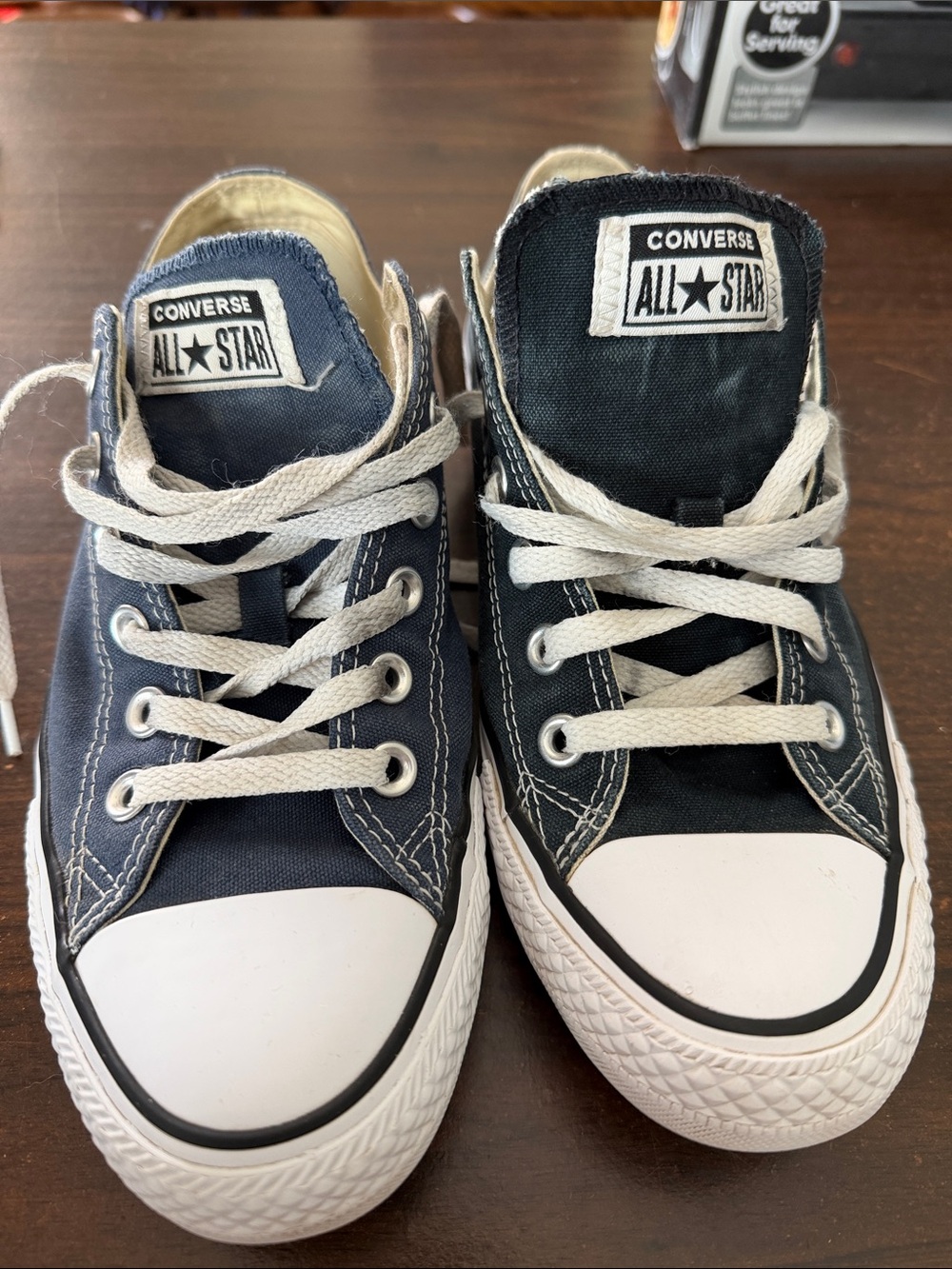 Converse All Star Sneakers Mismatched Pair (Black & Blue) Men's 7.5 Women's 9.5 - Picture 7 of 9
